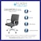 Flash Furniture Mid-Back Gray/Chrome LeatherSoft Executive Swivel Chair GO-2286M-GR-GG - alternate 9